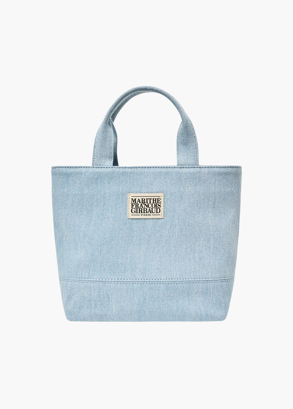 CLASSIC LOGO CANVAS TOTE BAG light blue