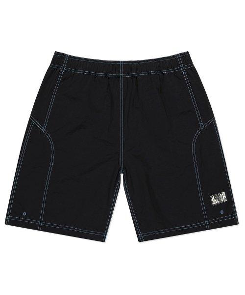 CONTRAST STITCH SHORT BLACK(MG2DMMPA60A)