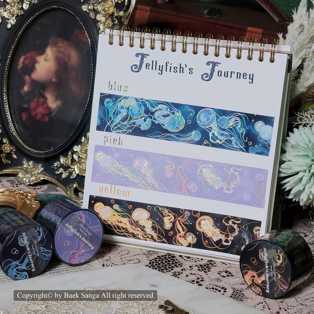 [백상아]해파리의 여행 엠보 박 마스킹테이프