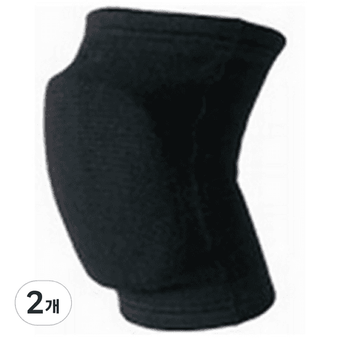 디앤엠 25mm 충격흡수 배구용패드 무릎보호대 837 검정, 2개