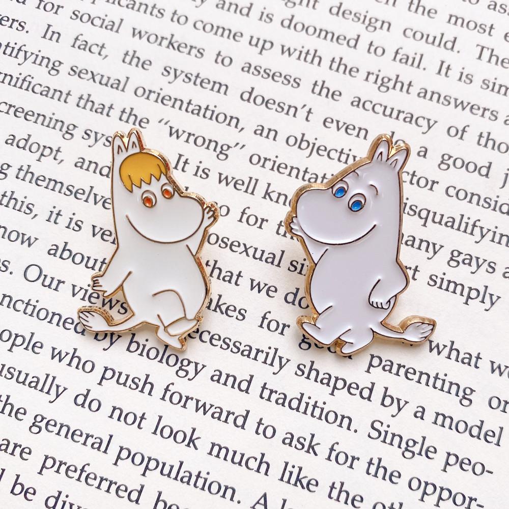 [마들렌 수] 하마 뱃지 / 우정템 커플템 선물 브로치 핀