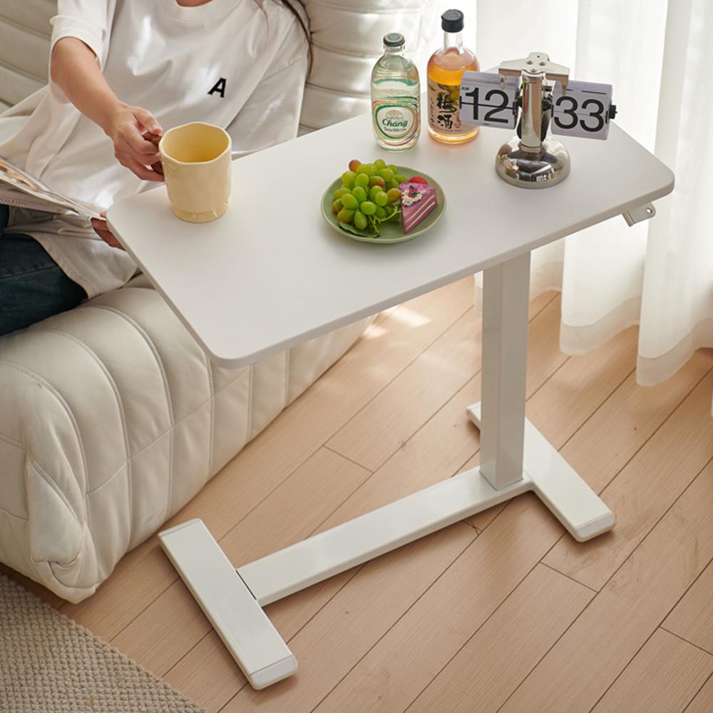 아우스 유압식 높이조절테이블 소파테이블 침대 침실 쇼파 사이드 테이블 이동식 보조책상