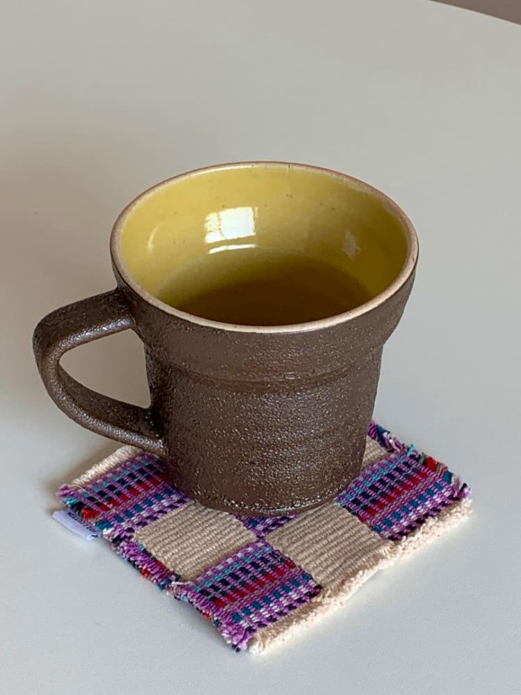 Twotone Mug Cup 옐로우 도자기 머그잔 고급스러운 머그컵 홈카페