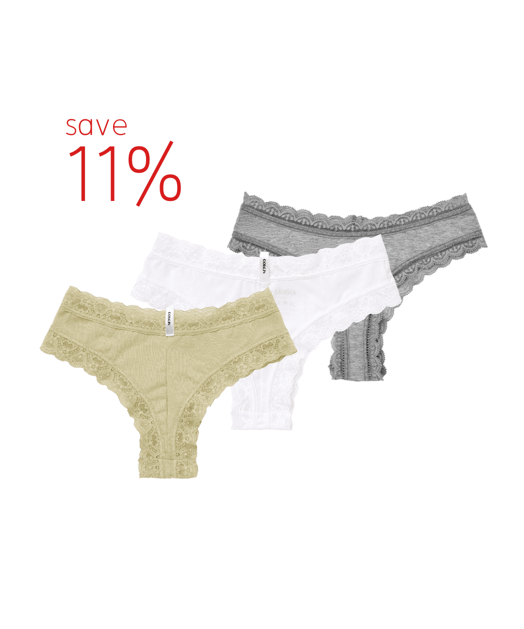 고블린웨어 Olive Grove Set 레이스 치키 팬티 세트