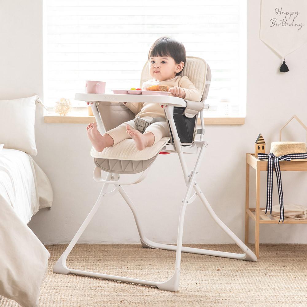 에시앙 라이트 하이체어 유아 식탁의자 /아기의자 라이너