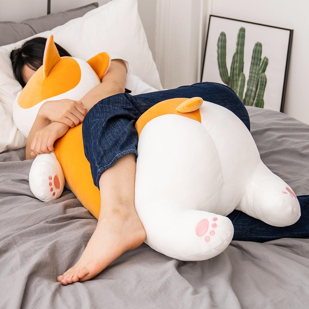 토이웍스 엉덩이웰시코기 대형 강아지 애착인형 110cm