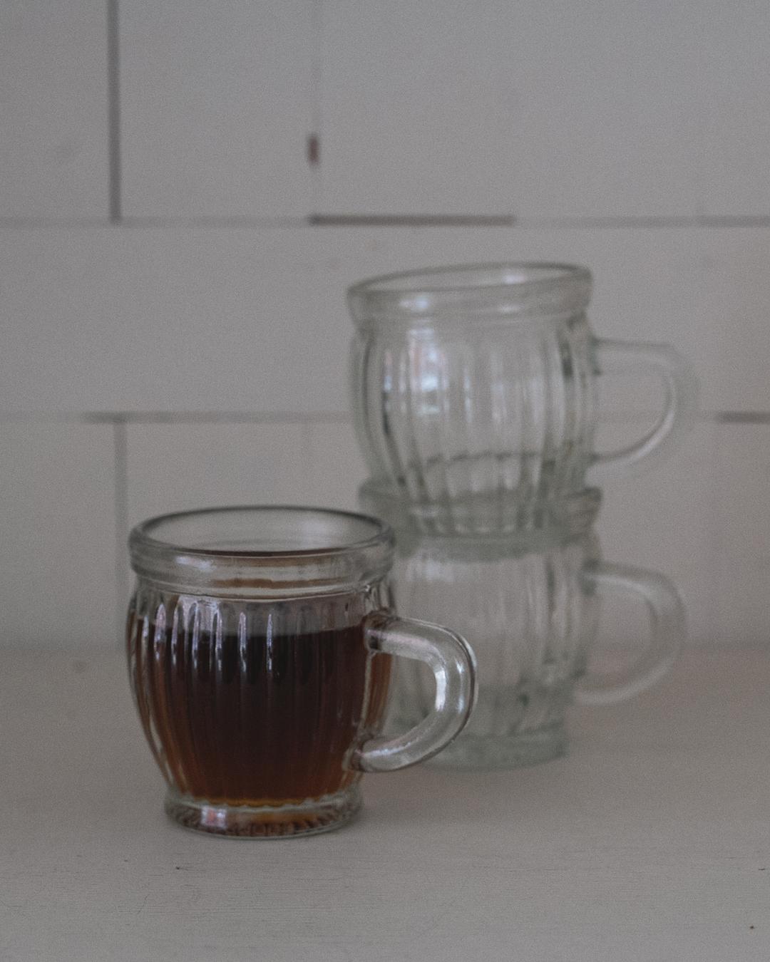 Morning Brew Glass Cup