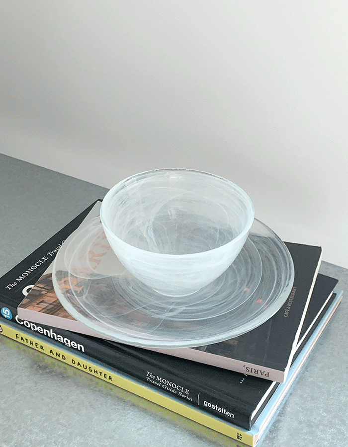 Milk Glass Bowl