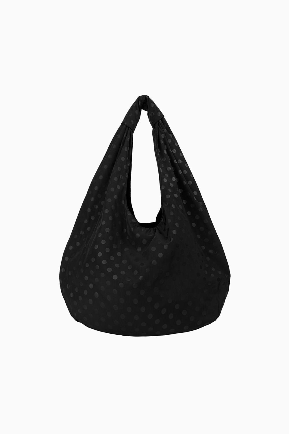 DOT PADDING BAG, BLACK