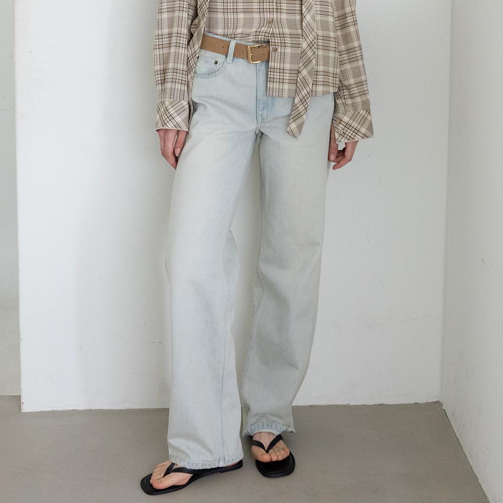 앤유 [7차리오더]나이보더 빈티지 워싱 데님 팬츠 (5color)