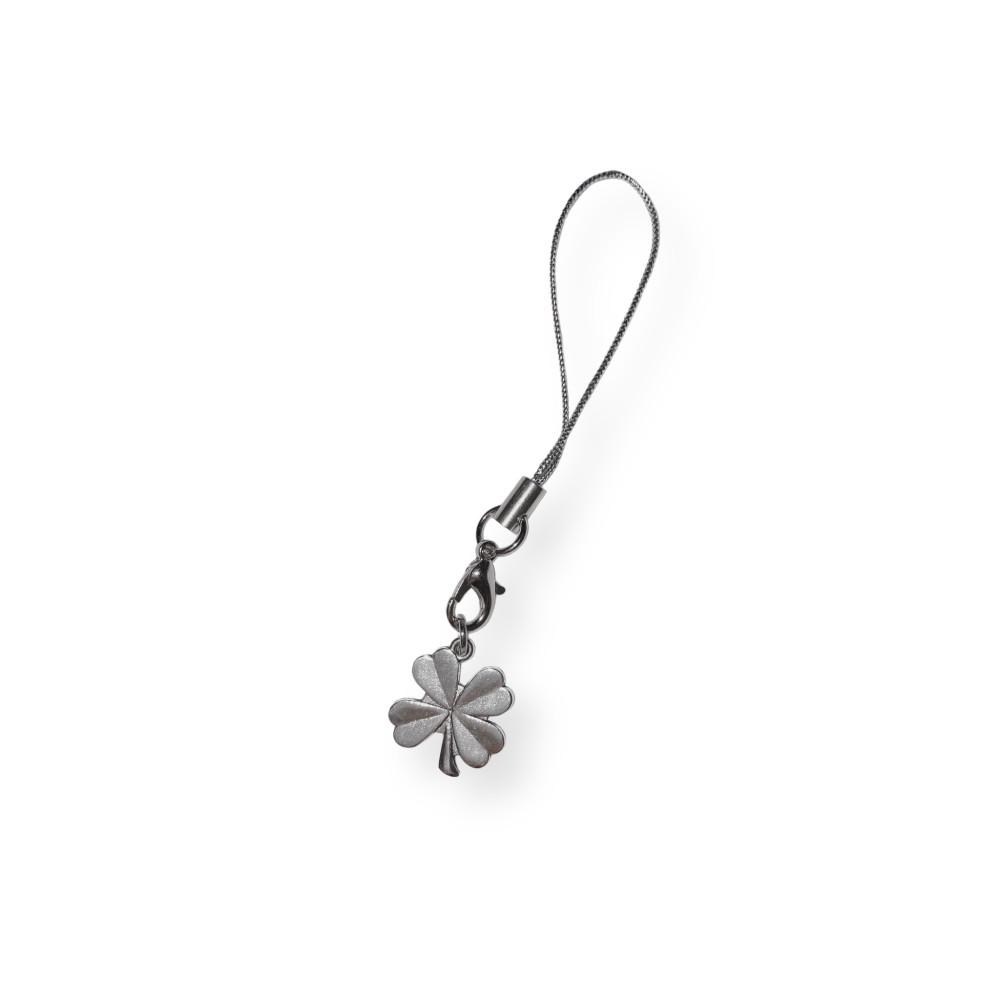 Metal clover phone strap,메탈 클로버 핸드폰줄