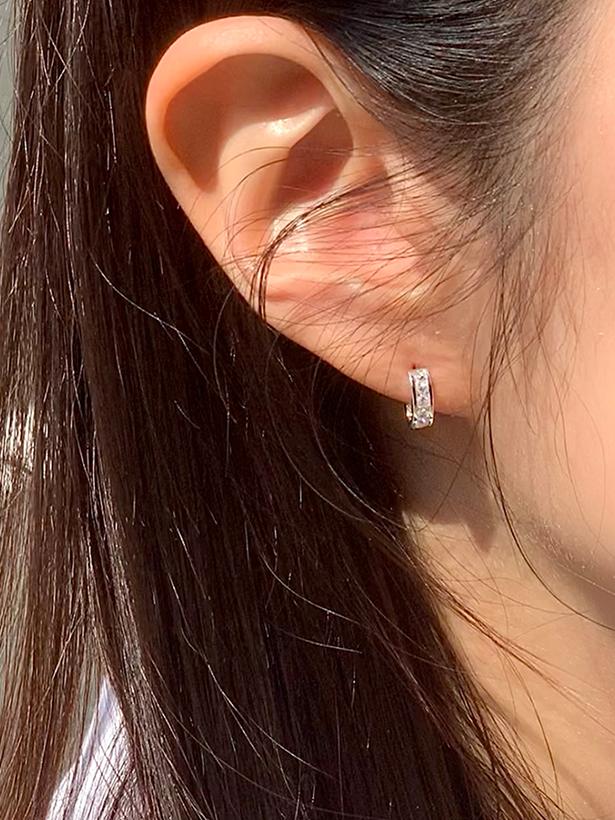 curve cubic earring