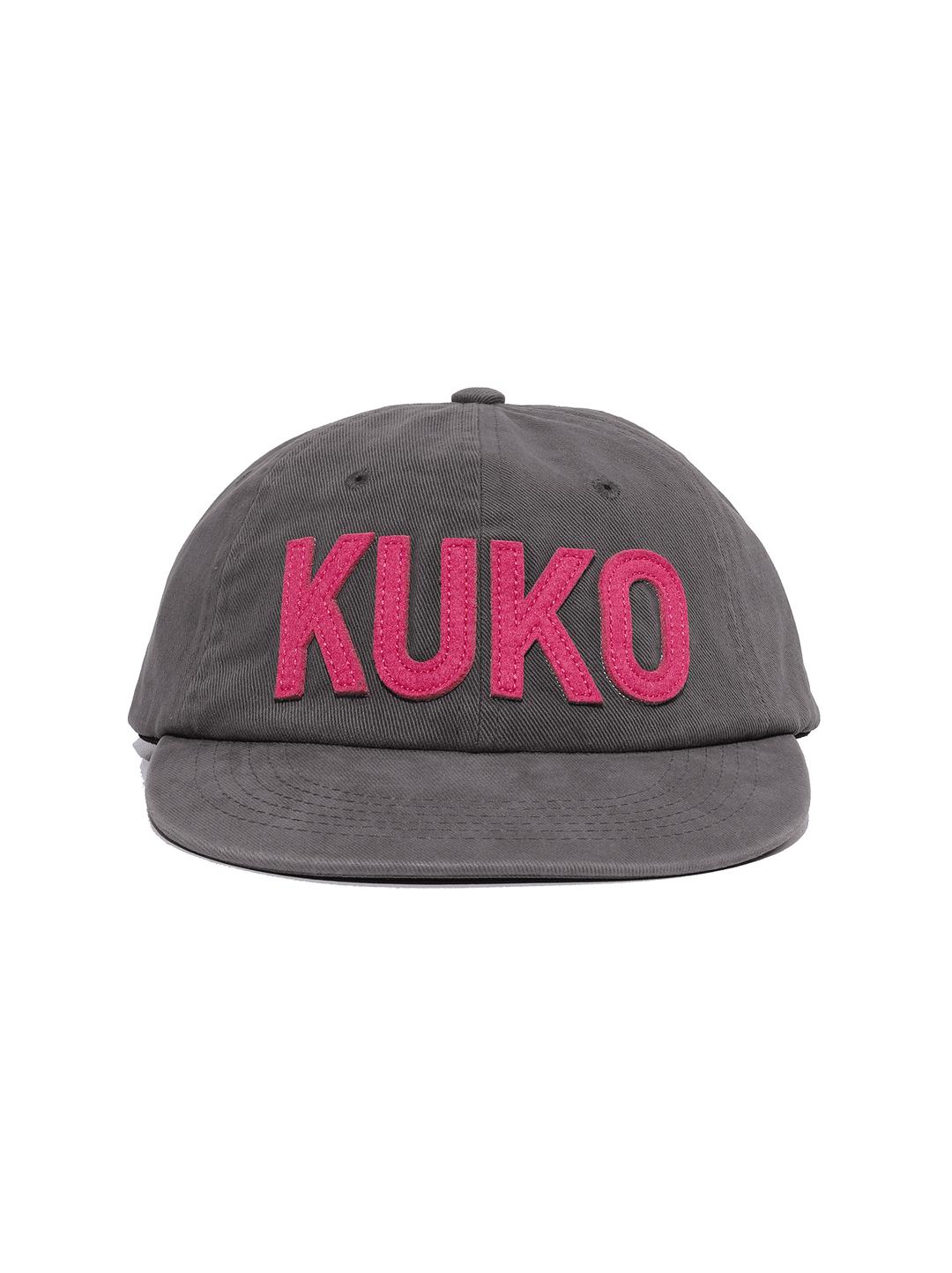 KUKO Logo 6Panel Cap_Grey Pink