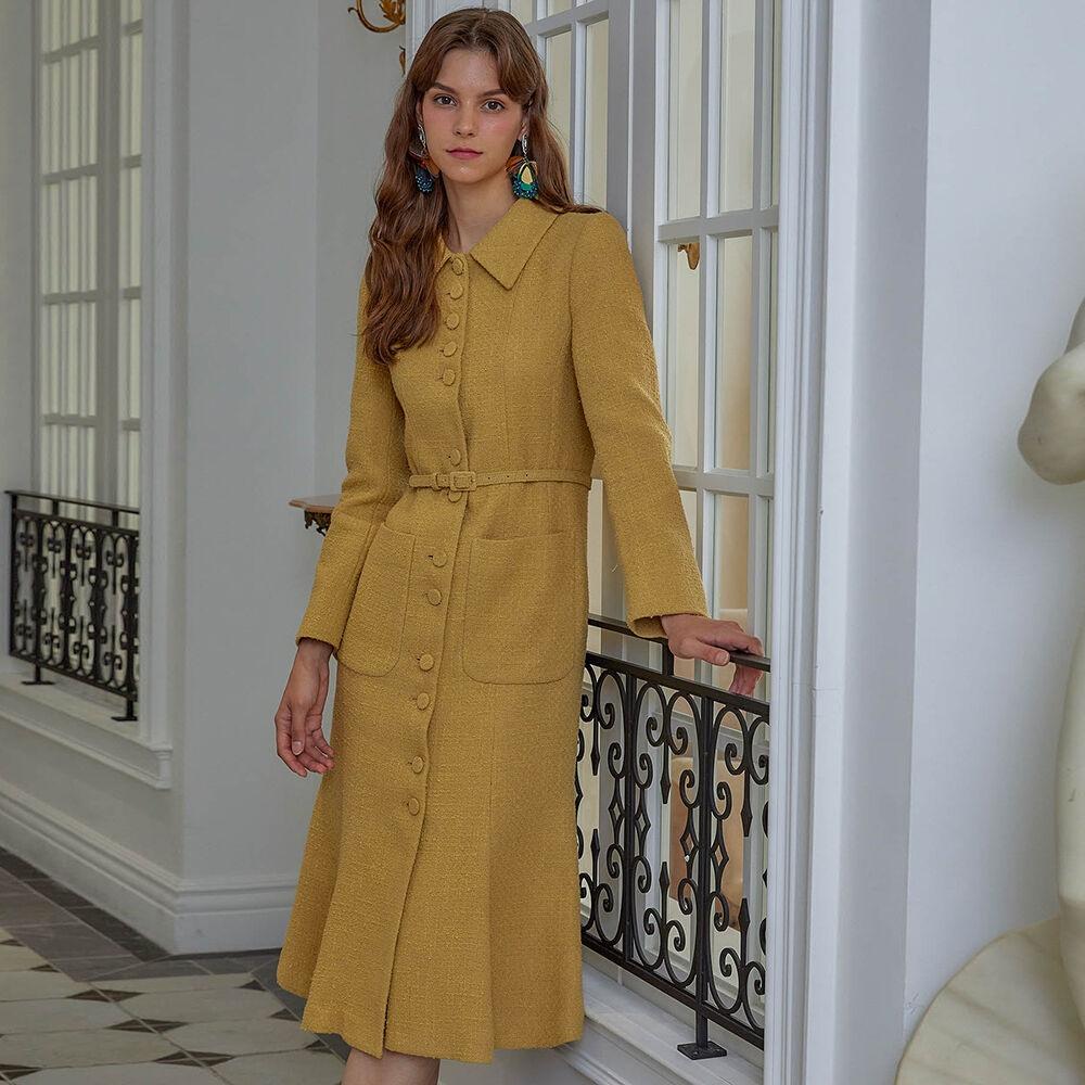 22FW Calla56 EDO  Victoria OPS  Mustard[ 원피스 ]