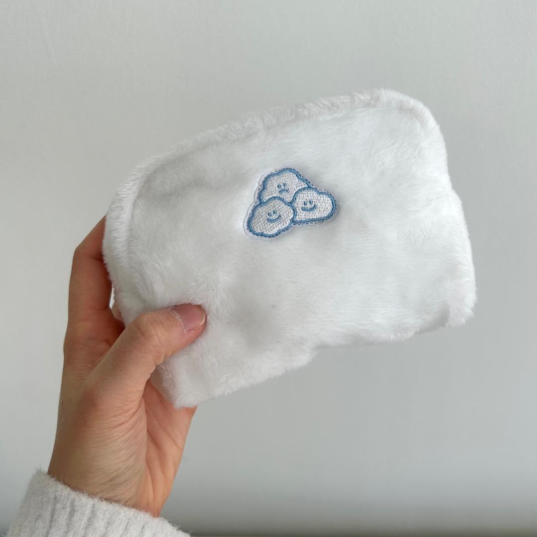 와펜 지퍼파우치 (극세사 fur)