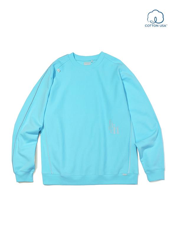 LINE CREW NECK LIGHT BLUE