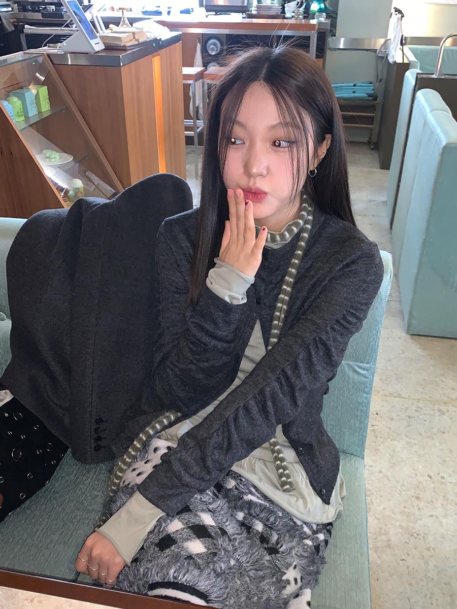 페인티드우드 Hoss shirring cardigan (3color)