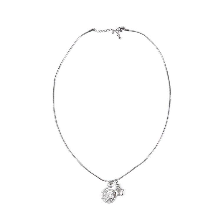 spiral star necklace