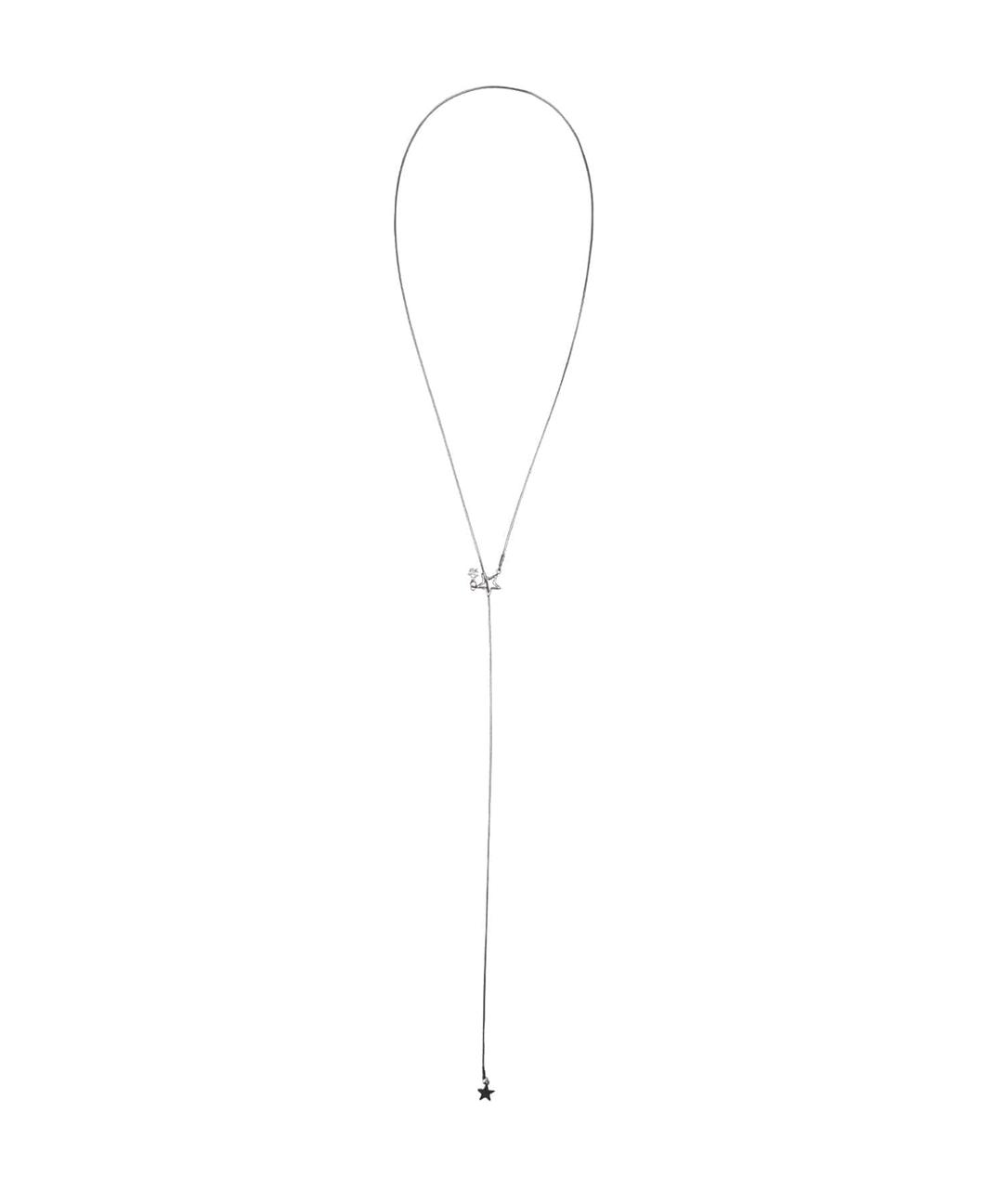 스타 포인트 롱 드롭 목걸이