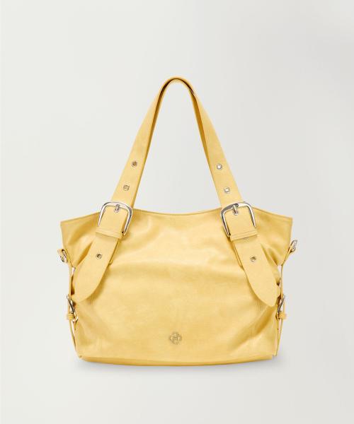 비비 버클 숄더백_버터옐로우