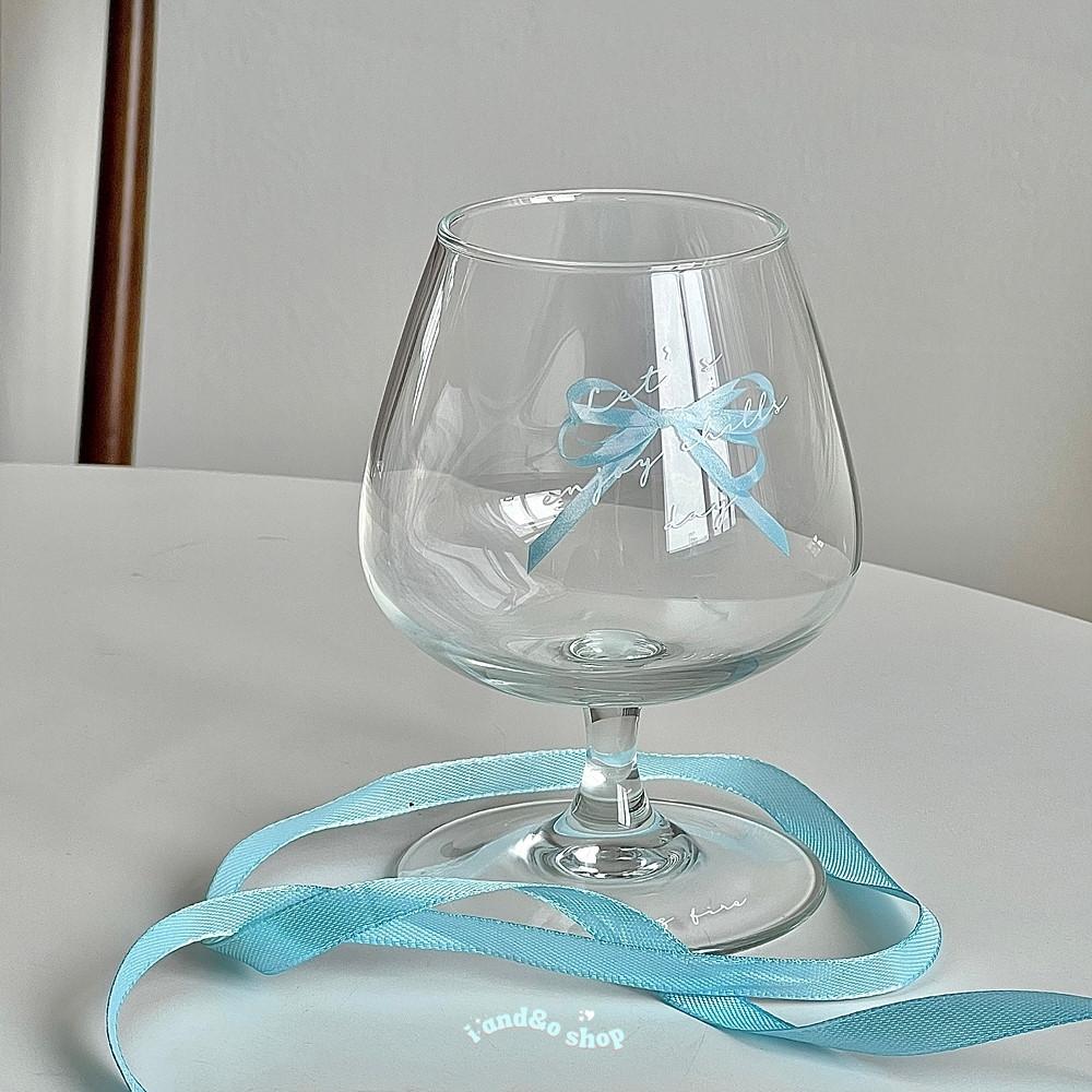 Blue Ribbon Tie Glass 리본 글라스 예쁜컵