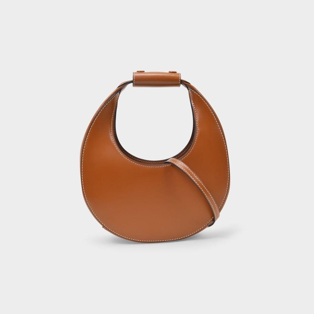 Staud Round Cut Small Moon Shoulder Bag