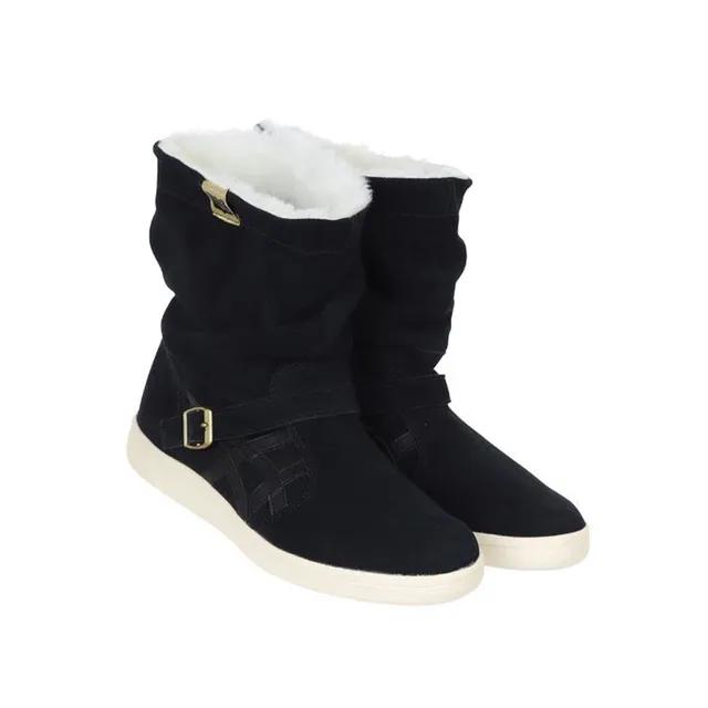 오니츠카타이거 메리키 털부츠 블랙 D3R8L-9094