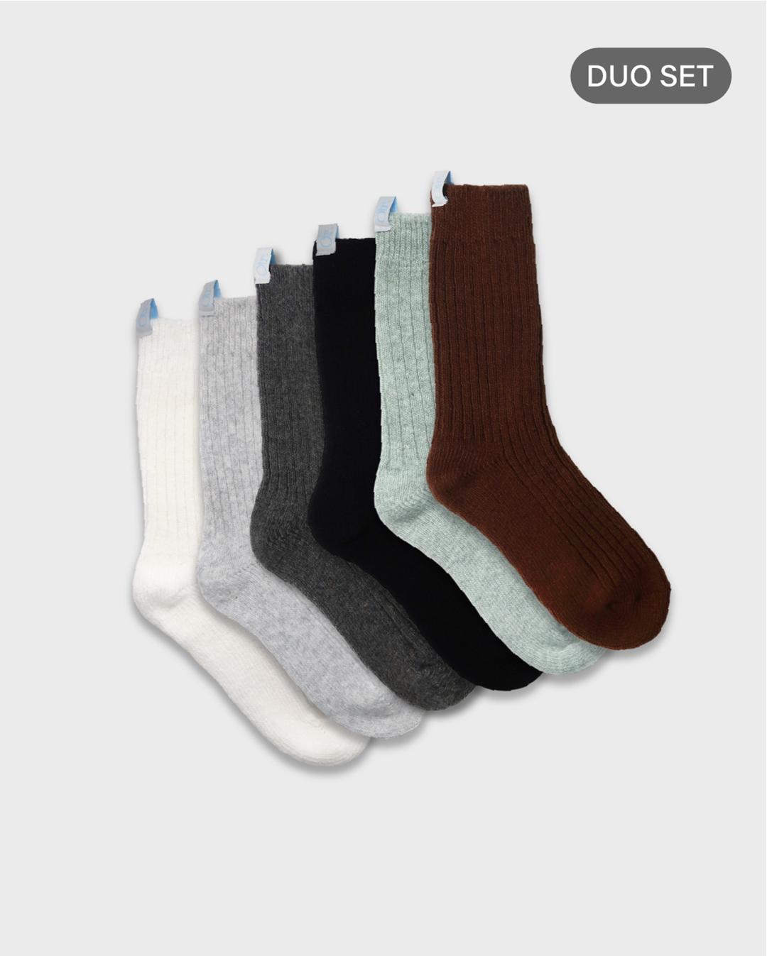 WOOL SOCKS DUO