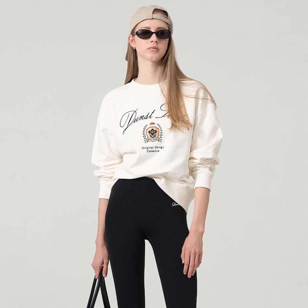 UNISEX CLASSIC LOGO SWEATSHIRT CREAM_UDTS4A113CR