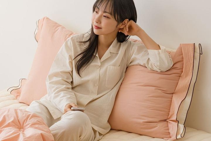 브리즈 고밀도 순면 폭신폭신 침대가드 대형 등받이 등쿠션 (솜포함) 11colors