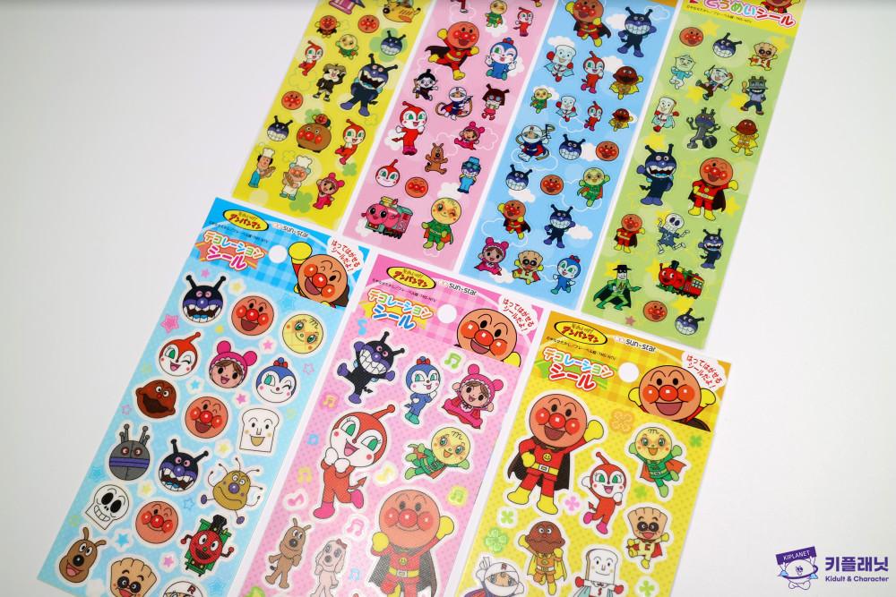 호빵맨 캐릭터 투명 세균맨 짤랑이 식빵맨 다꾸 꾸미기 스티커