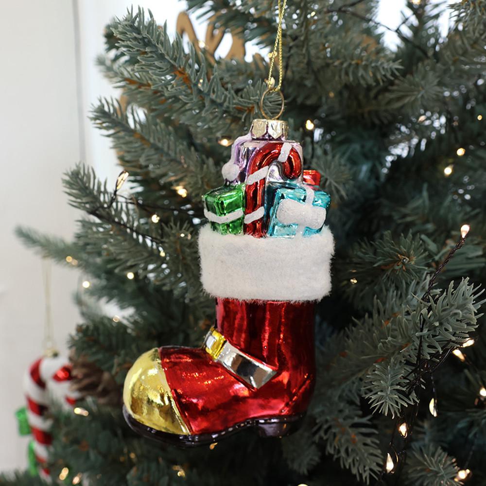 [Mood in Cabinet] 크리스마스 오너먼트 트리 장식 선물상자양말 행잉