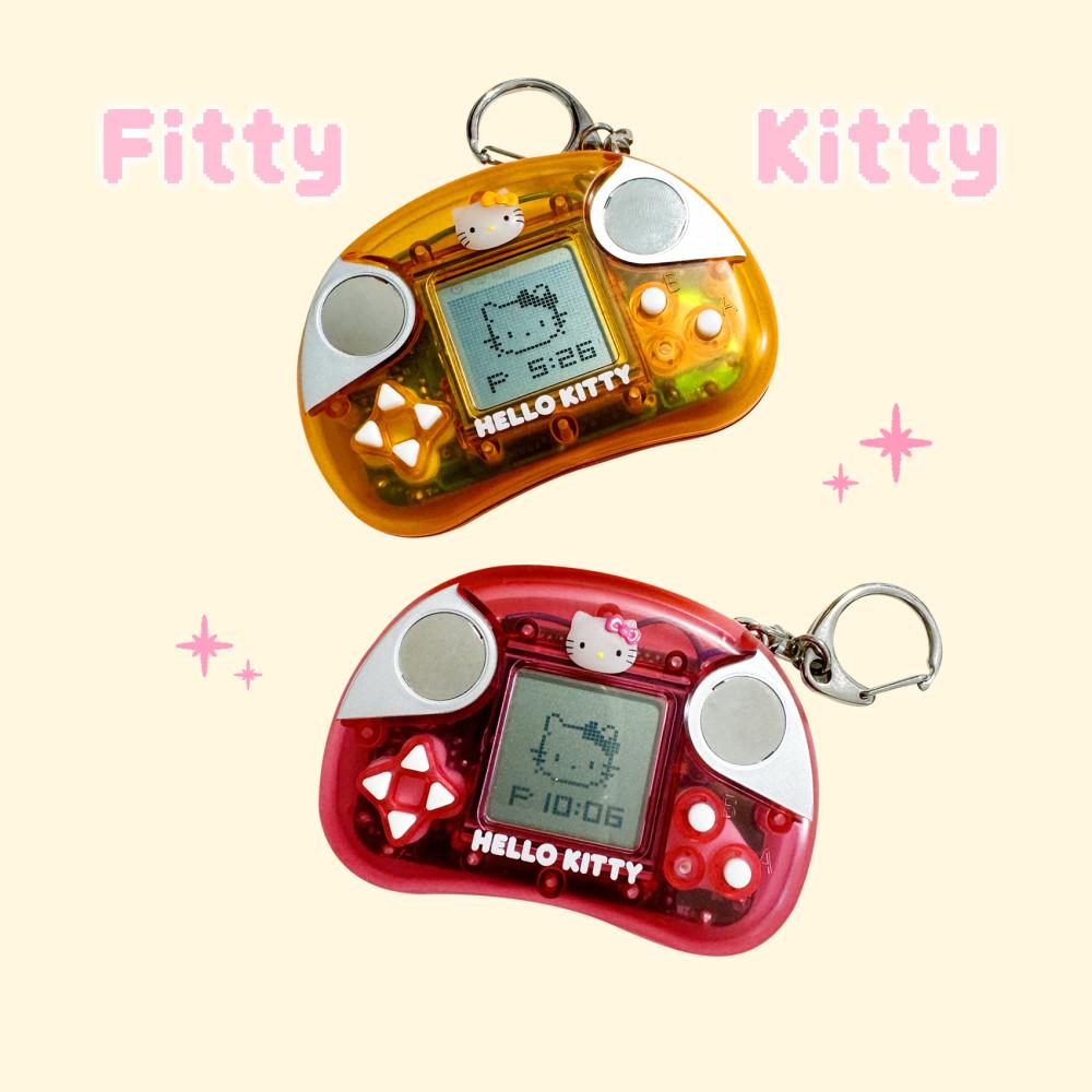 [중고] [국내배송] 헬로키티 피티 게임기 헬로키티게임기 헬로키티피티 키티고전게임기 헬로키티게임기