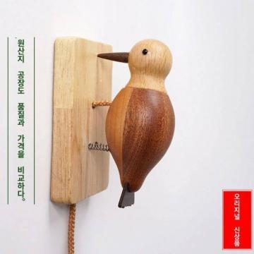 딱따구리 원목문 스즈키 버디 스트링 우드 나무 물고기 스트링 노크기 핸드 스트링 장난감 노크 신기