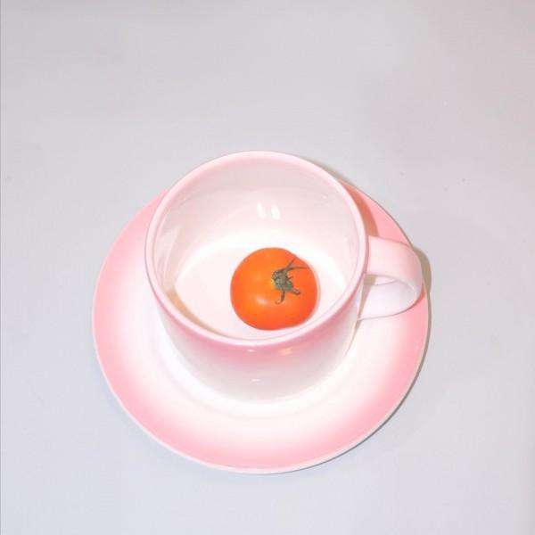 gredient mug/plate(pink)