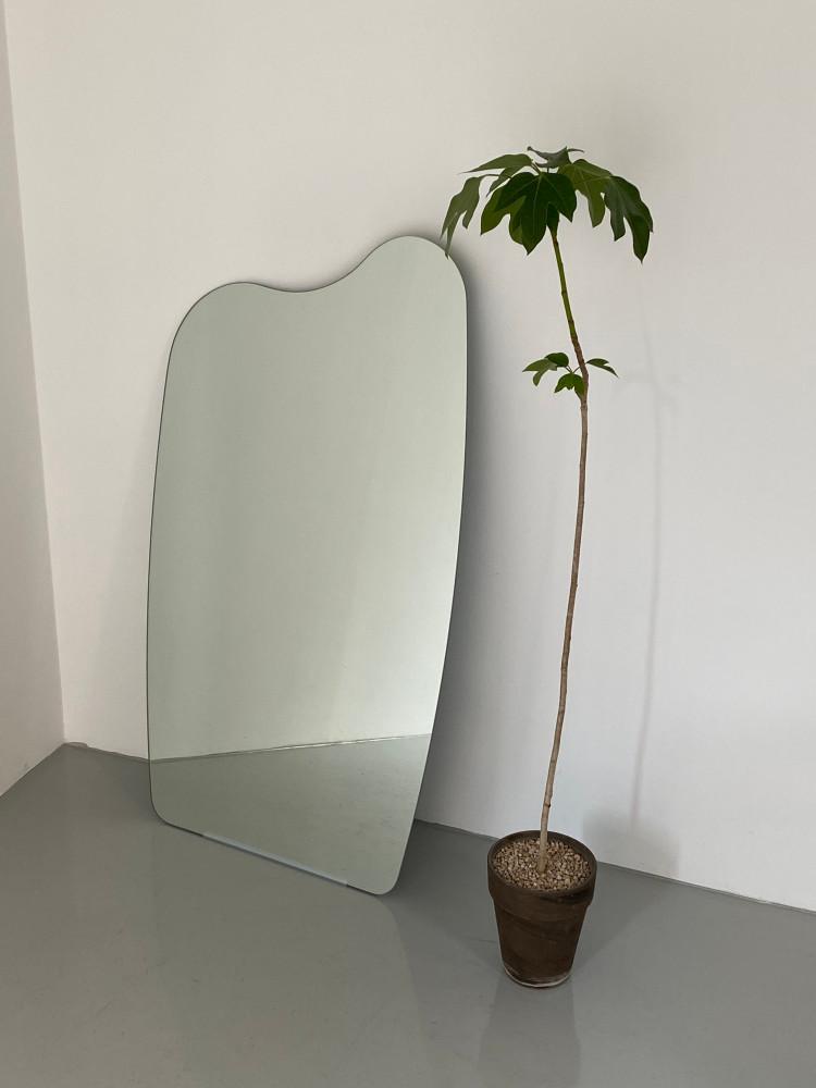 웨이브 엔틱 타원형 아치 노프레임 비정형거울 어그리어블리 ATYM-3