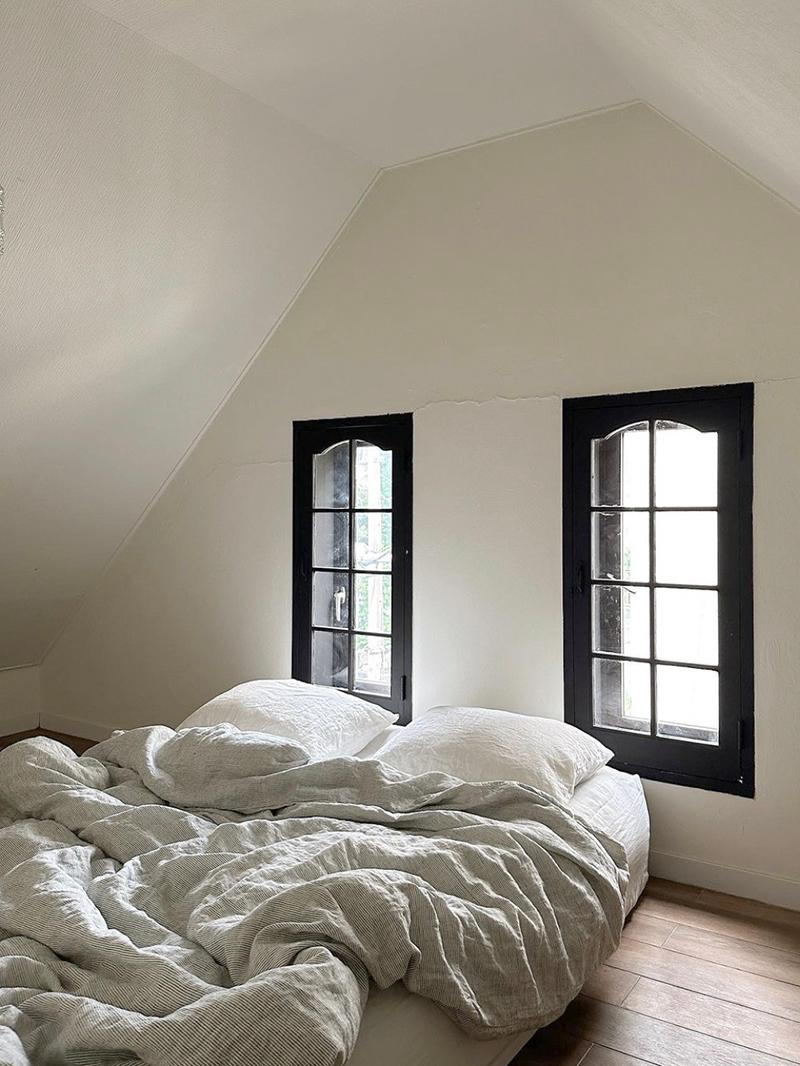 French linen bedding (Pin stripe)