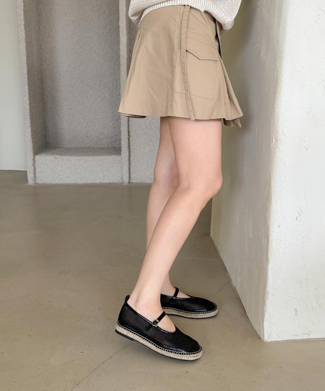 메리제인슈즈 망사 메쉬 시스루 스트랩 에스파듀 여름 플랫슈즈 2cm