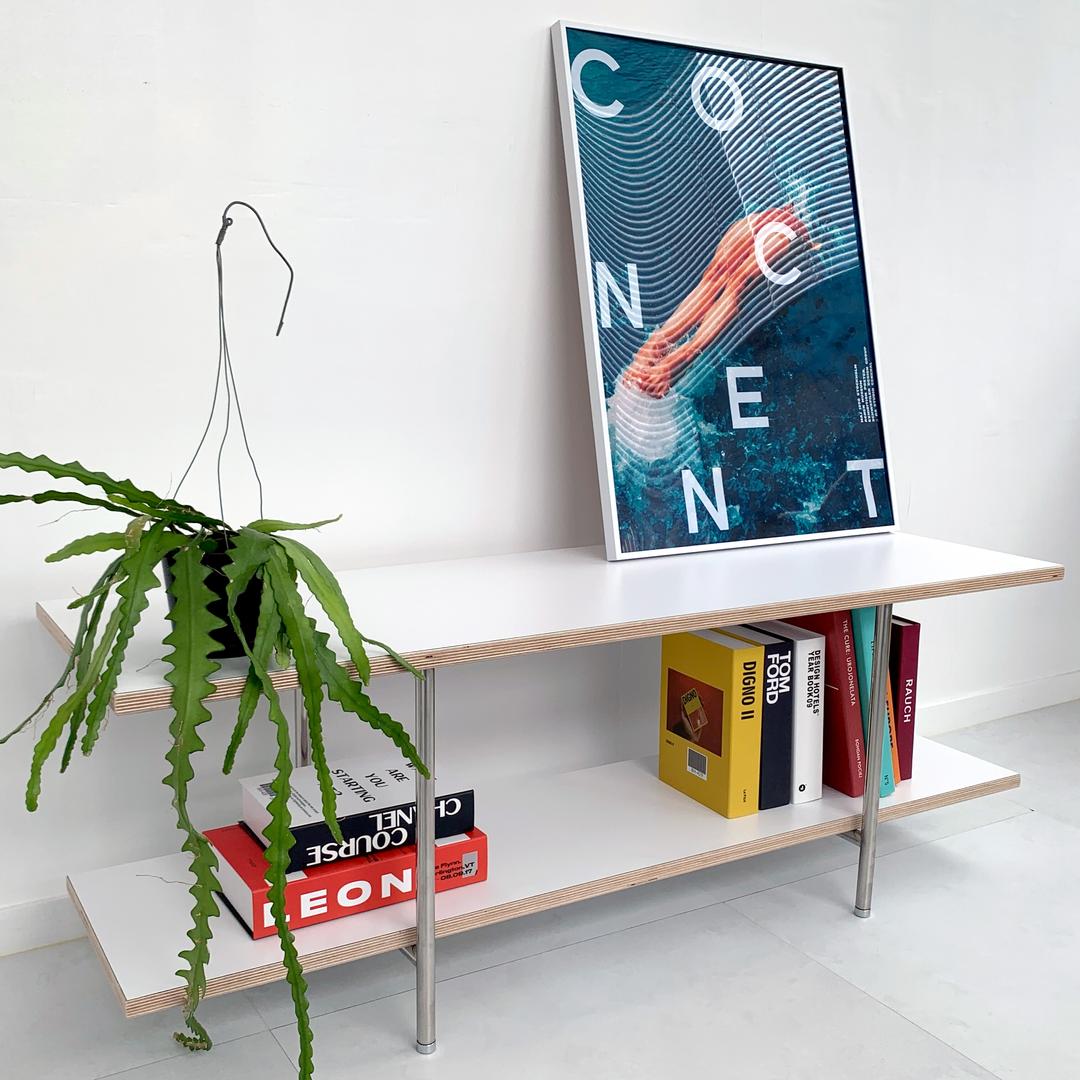 베이직 2단 선반