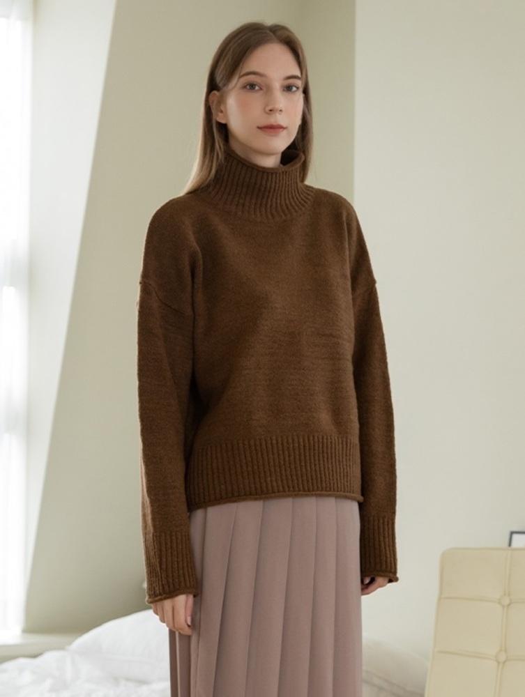 롤링 모크넥 스웨터(CXBLKG1)