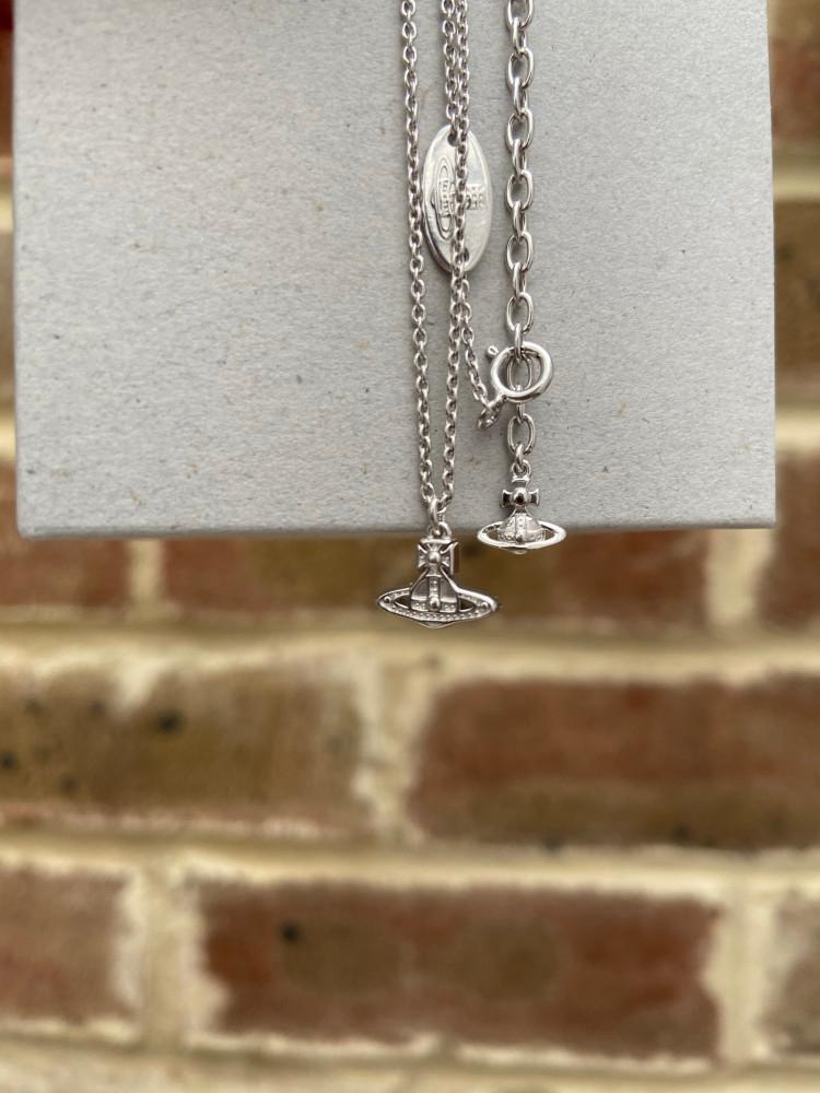 [실버925/미니펜던트] 비비안웨스트우드 비비안 실버 오슬로 ORB 펜던트 목걸이