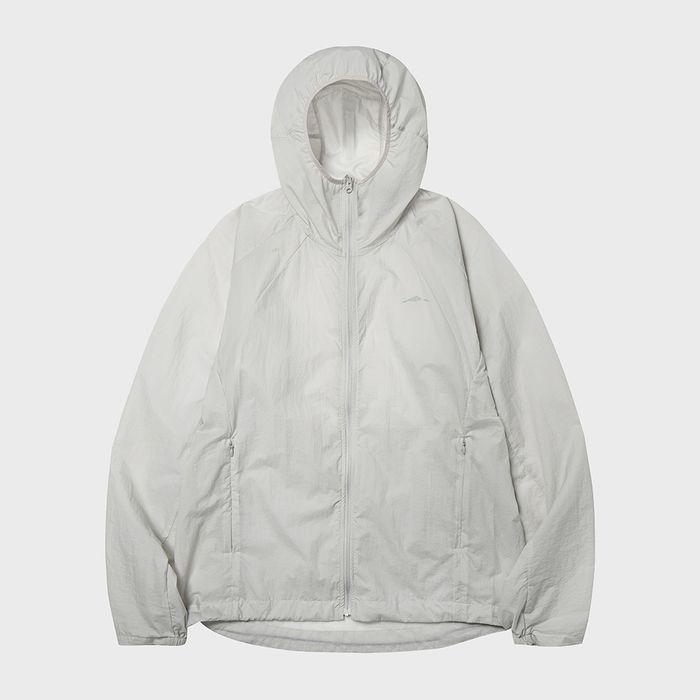 WINDSHELL HOODY JACKET (LIGHT GREY)