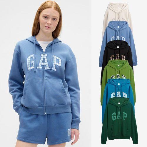갭 GAP 여성 로고 후드 집업 | 머스트잇