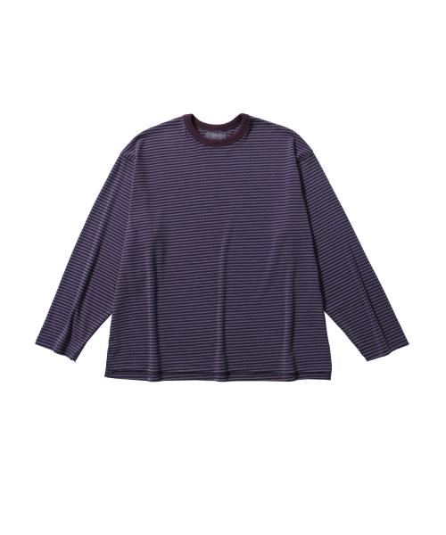 DUSTY STRIPE LONG SLEEVE (PURPLE)