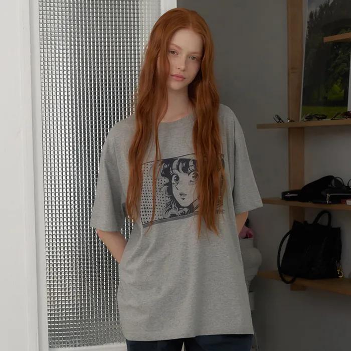 hether sequence t-shirts (melange - dark navy)
