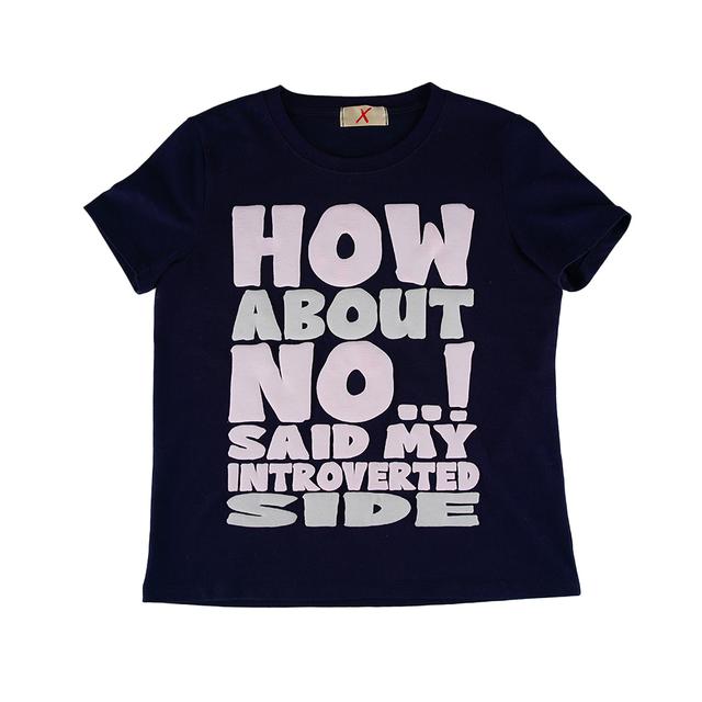 XENOREPORT HOW ABOUT NO T-SHIRT (CHARCOAL) - 위시버킷