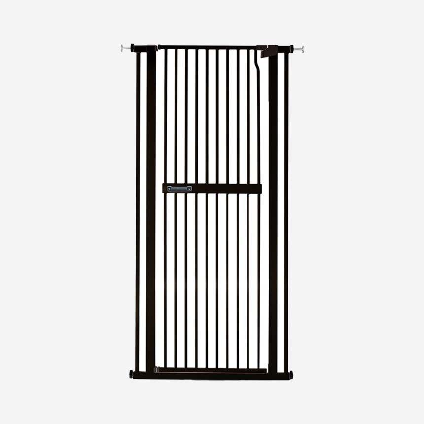 [무료배송] 딩동펫 프리미엄 반자동 안전문 점보 화이트/블랙
