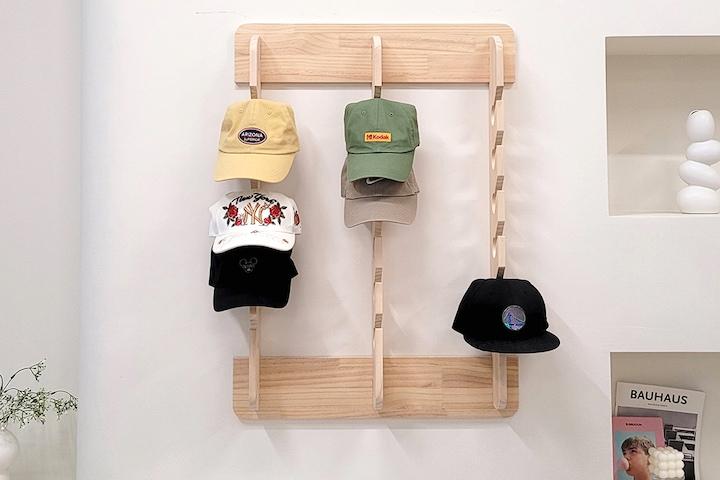 원목 모자거치대 모자걸이 보관 진열대(Hat Storage Rack)