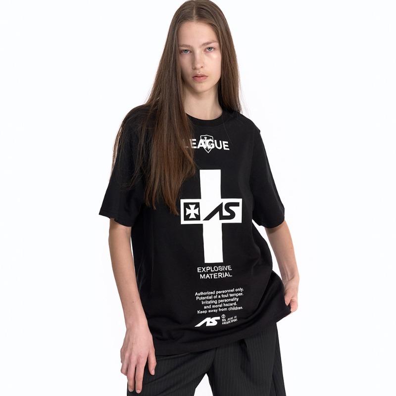 LEAGUE OVERSIZED T-SHIRT (BLACK)