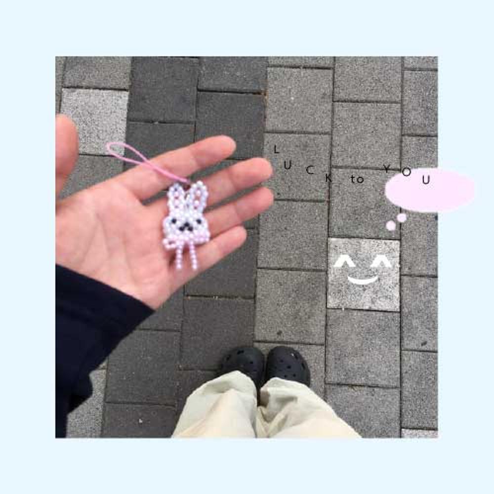 mini 행운토끼 (pink)